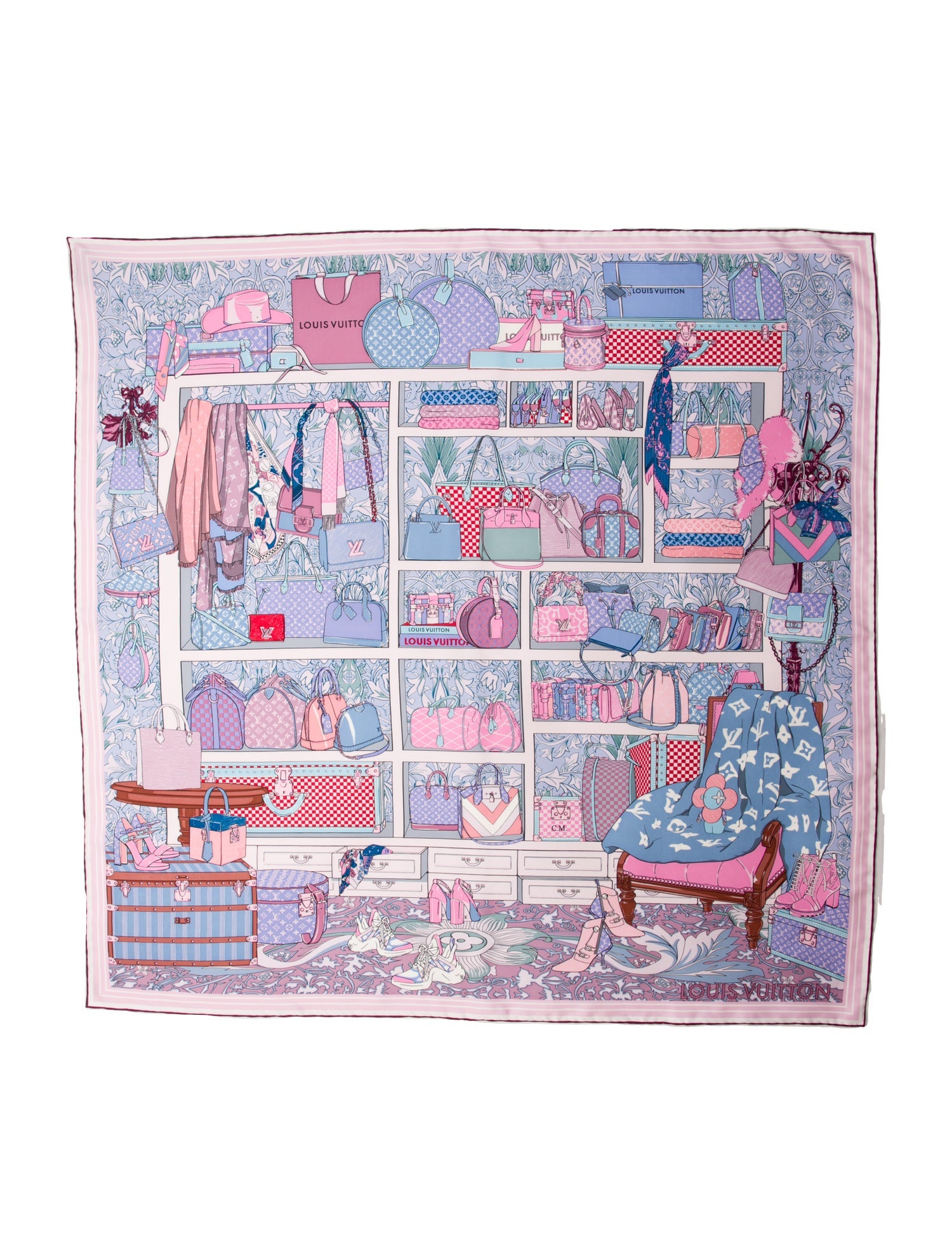 Louis Vuitton Privé Silk Scarf