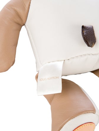 Louis Vuitton Monogram DouDou Bear Stuffed Leather Plush