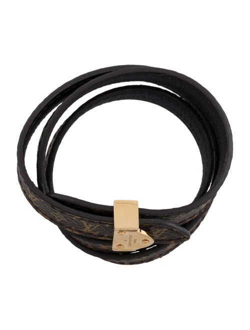 Louis Vuitton Monogram Canvas Triple Wrap Bracelet