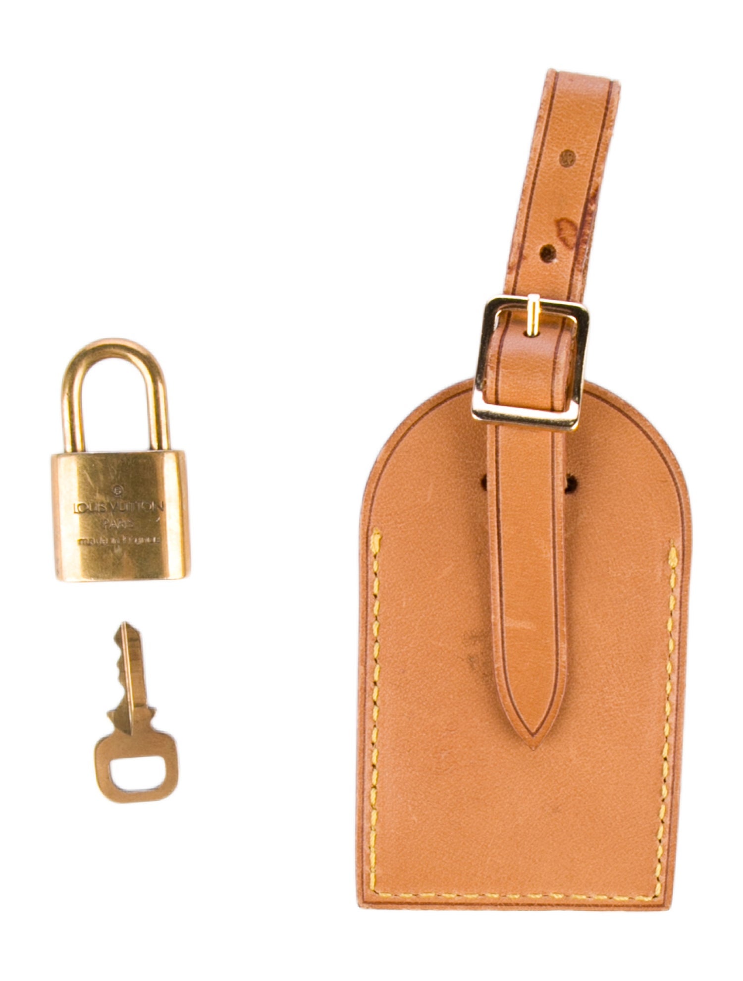 Louis Vuitton Vachetta Luggage Tag