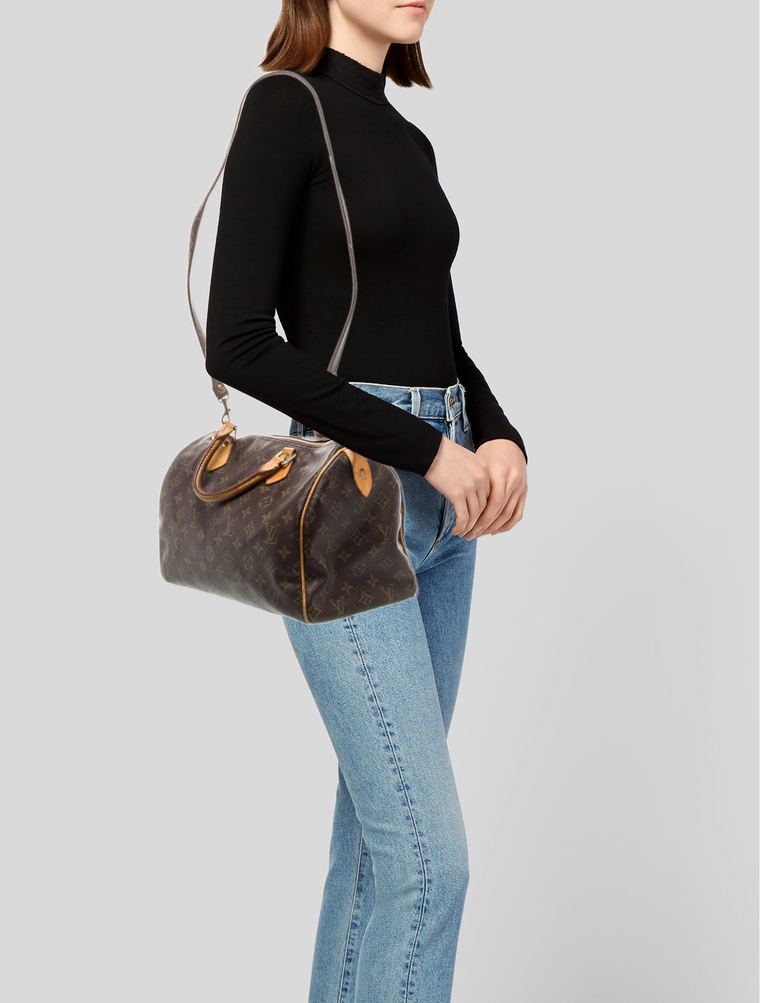 Louis Vuitton LV Monogram Speedy 30 Vintage