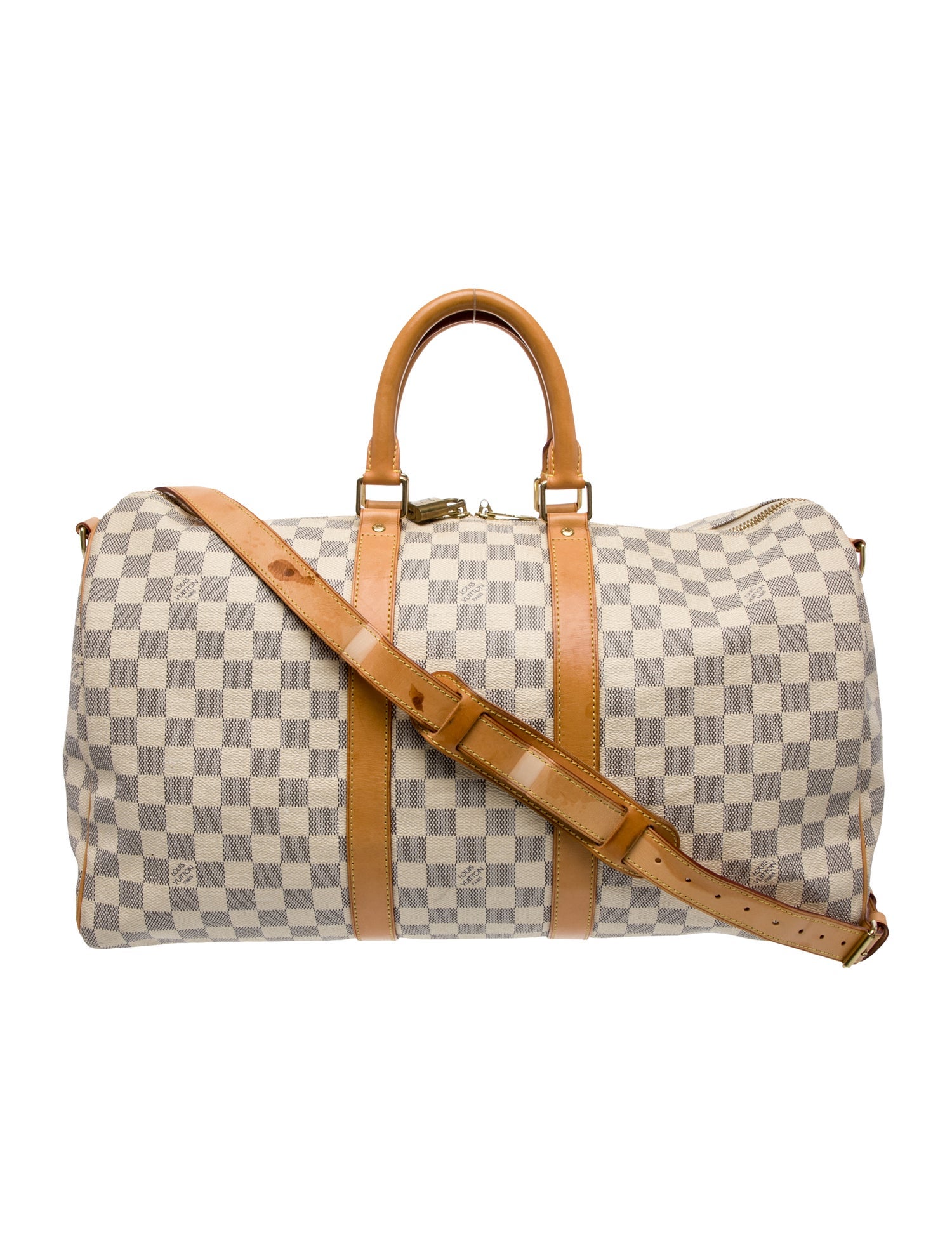 Louis Vuitton Damier Azur Keepall Bandouliere 45