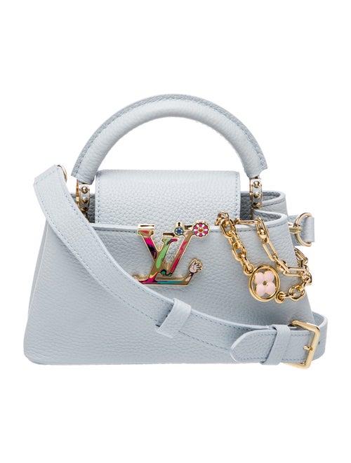 Louis Vuitton Taurillon Leather Capucines East West Mini 2025