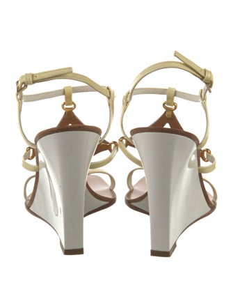 Louis Vuitton Patent Leather T-Strap Sandals