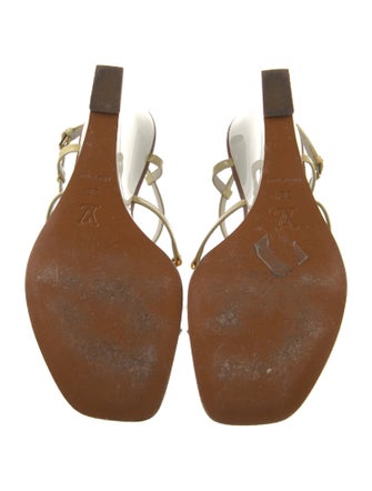 Louis Vuitton Patent Leather T-Strap Sandals