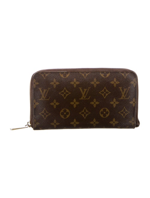 Louis Vuitton LV Monogram Coated Canvas Zippy Organizer Wallet