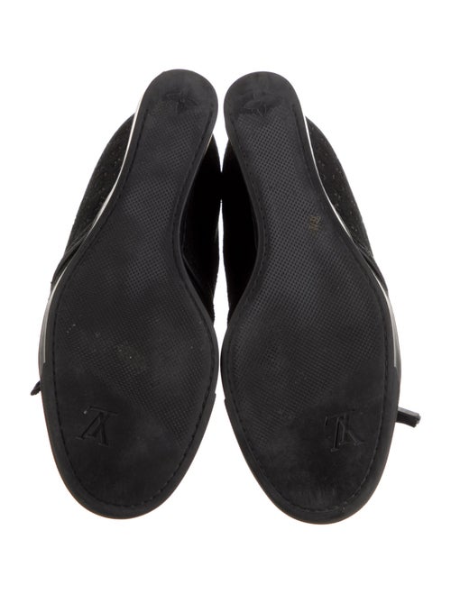 Louis Vuitton Monogram Mini Lin Pattern Suede Lace-Up Boots