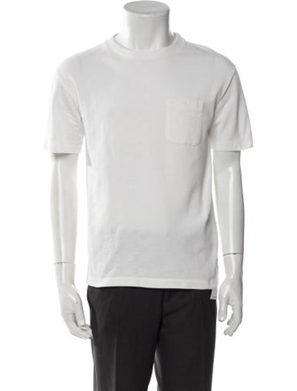 Louis Vuitton 2023 Damier Azur Pattern T-Shirt