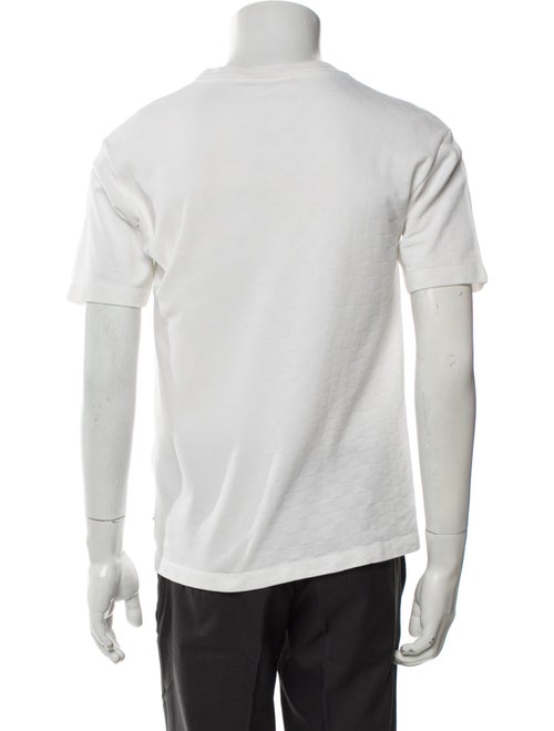 Louis Vuitton 2023 Damier Azur Pattern T-Shirt