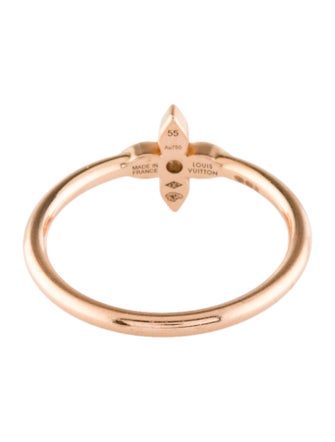 Louis Vuitton 18K Diamond Idylle Single Blossom Ring
