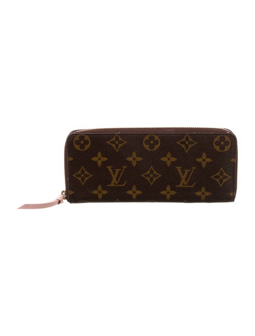 Louis Vuitton LV Monogram Coated Canvas Clemence Wallet