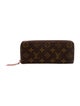Louis Vuitton LV Monogram Coated Canvas Clemence Wallet