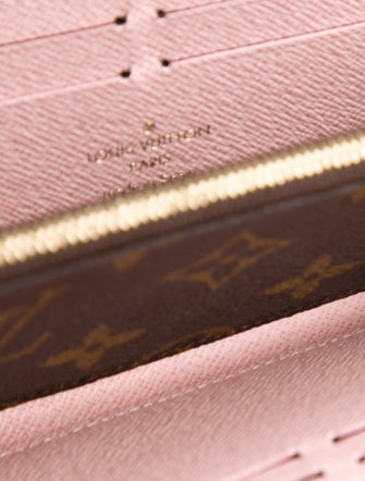 Louis Vuitton LV Monogram Coated Canvas Clemence Wallet