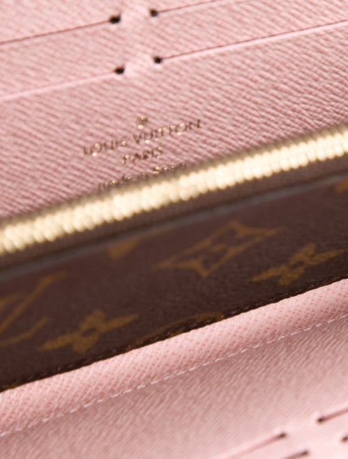 Louis Vuitton LV Monogram Coated Canvas Clemence Wallet