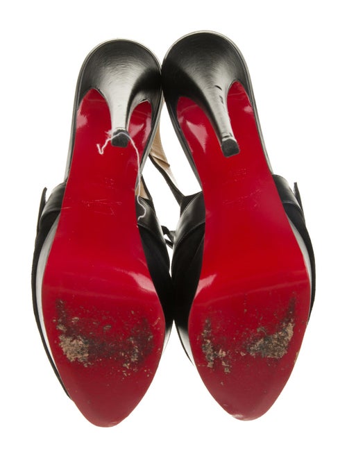 Christian Louboutin Suede Slingback Pumps