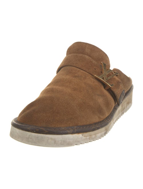 Louis Vuitton Suede Mules