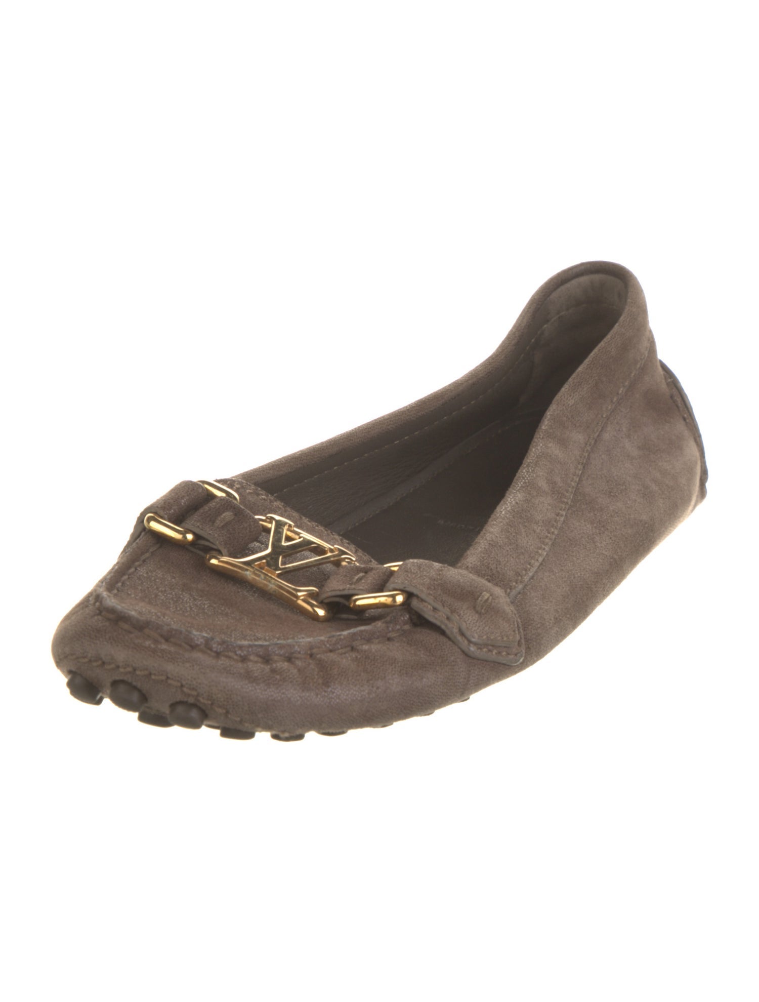 Louis Vuitton Suede Loafers
