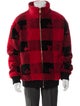 Louis Vuitton 2024 Louis Vuitton Damier Fleece Blouson Puffer Coat