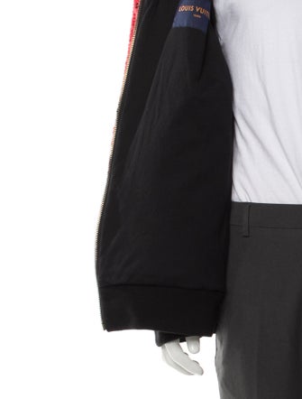 Louis Vuitton 2024 Louis Vuitton Damier Fleece Blouson Puffer Coat