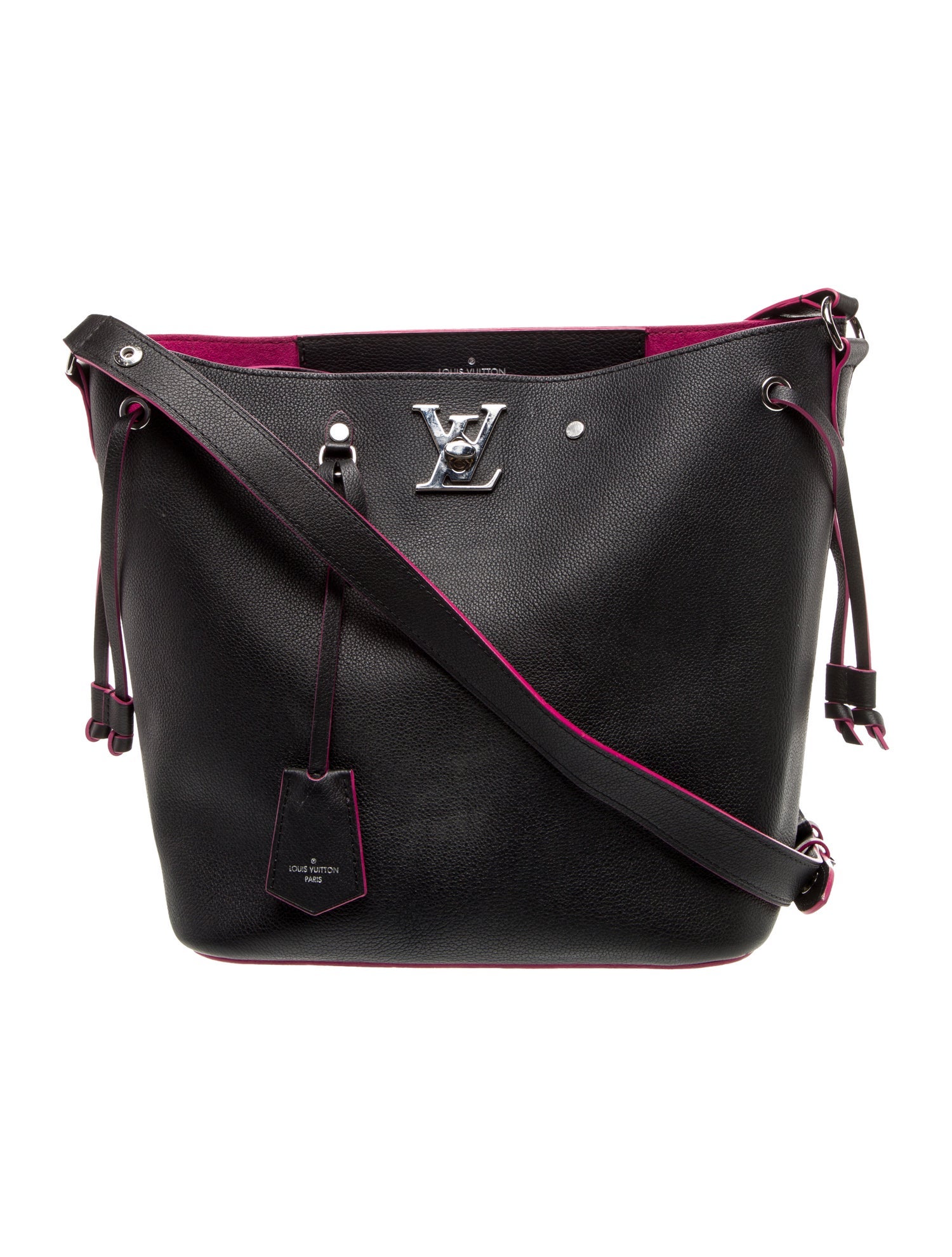 Louis Vuitton Taurillon Leather Lockme Bucket Bag