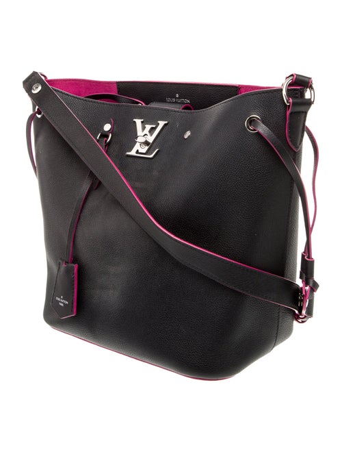 Louis Vuitton Taurillon Leather Lockme Bucket Bag