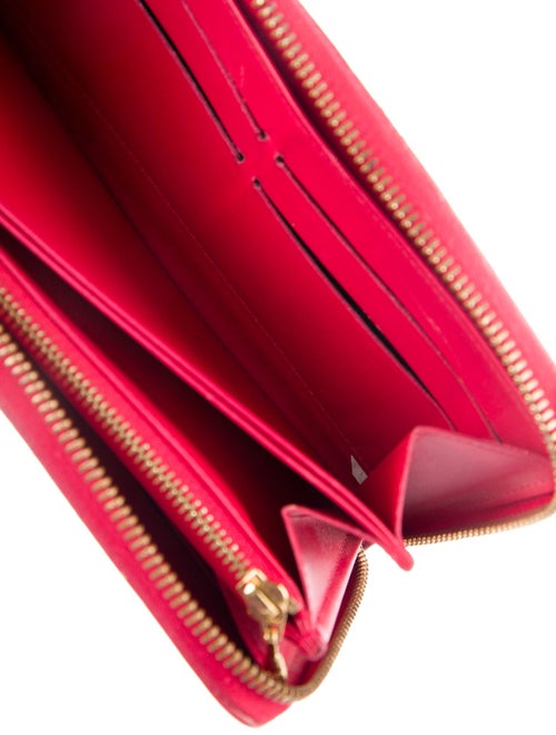 Louis Vuitton LV Monogram Vernis Patent Leather Zippy Wallet