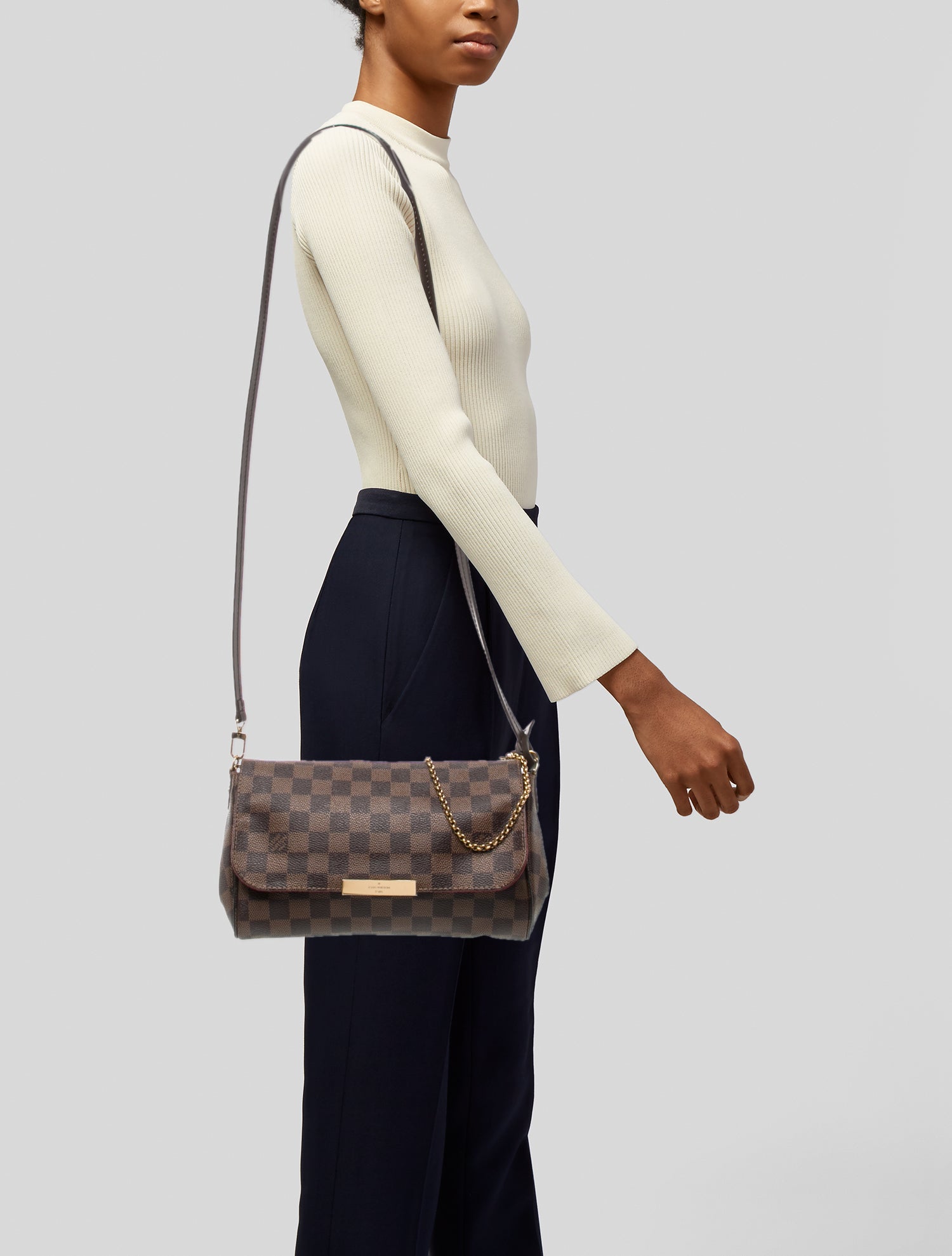 Louis Vuitton Damier Ebene Favorite MM