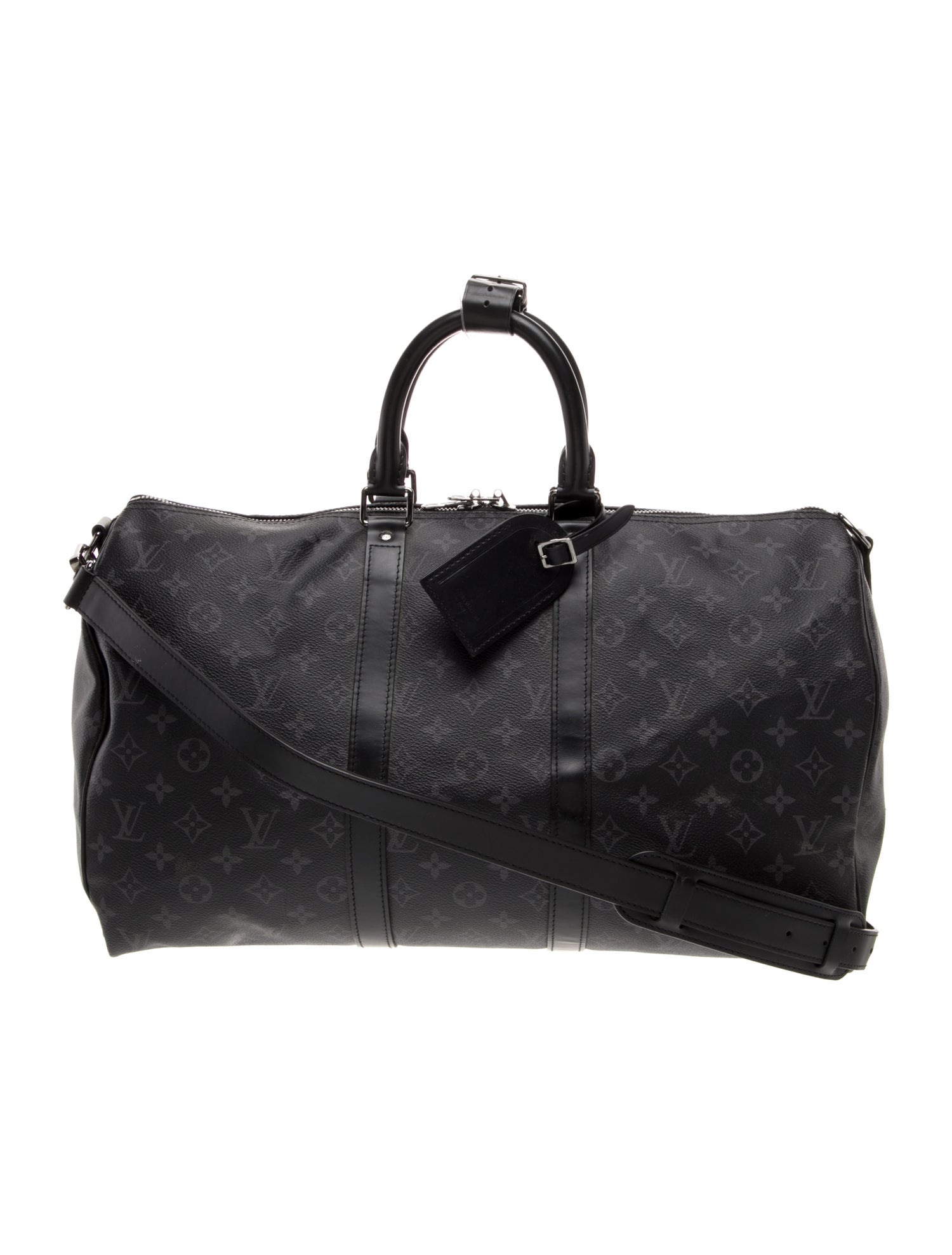 Louis Vuitton Eclipse Monogram Keepall Bandouliere 45