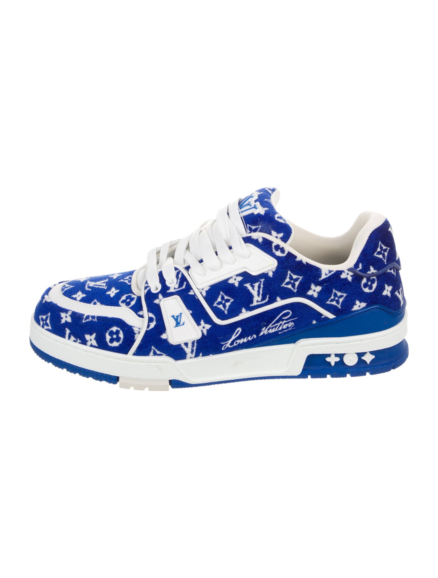 Louis Vuitton LV Monogram Velvet Sneakers