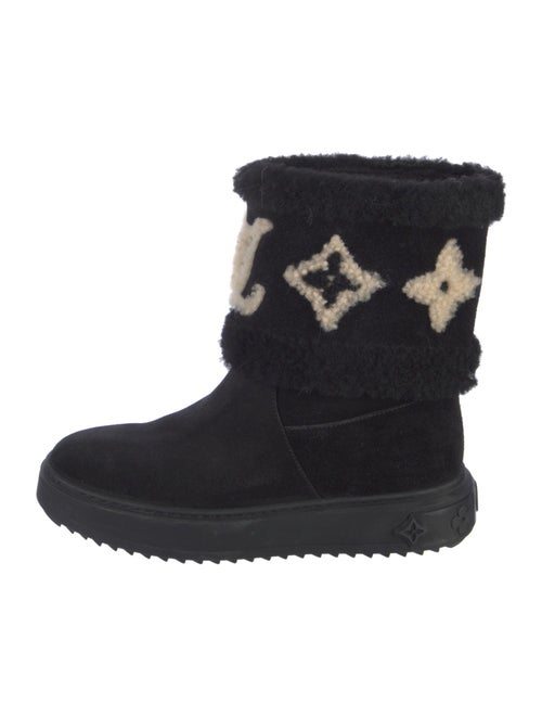 Louis Vuitton LV Monogram Suede Combat Boots