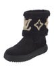Louis Vuitton LV Monogram Suede Combat Boots
