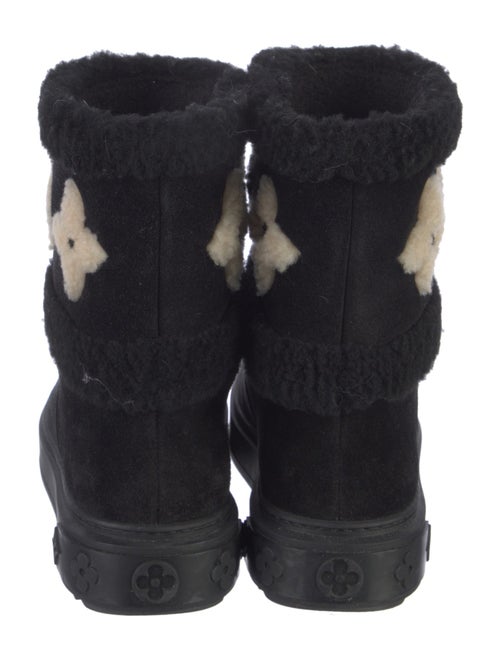 Louis Vuitton LV Monogram Suede Combat Boots