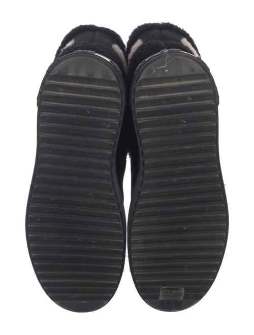 Louis Vuitton LV Monogram Suede Combat Boots