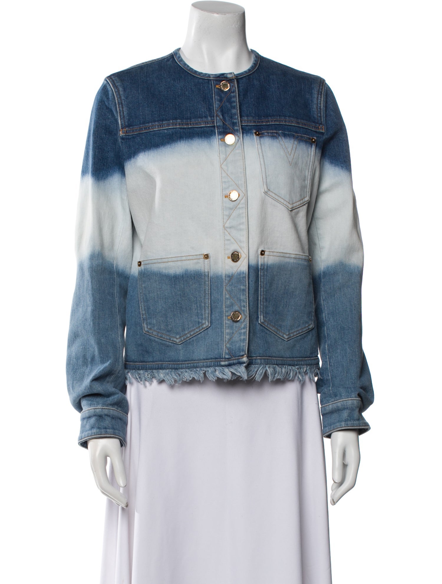 Louis Vuitton 2019 Tie-Dye Print Denim Jacket