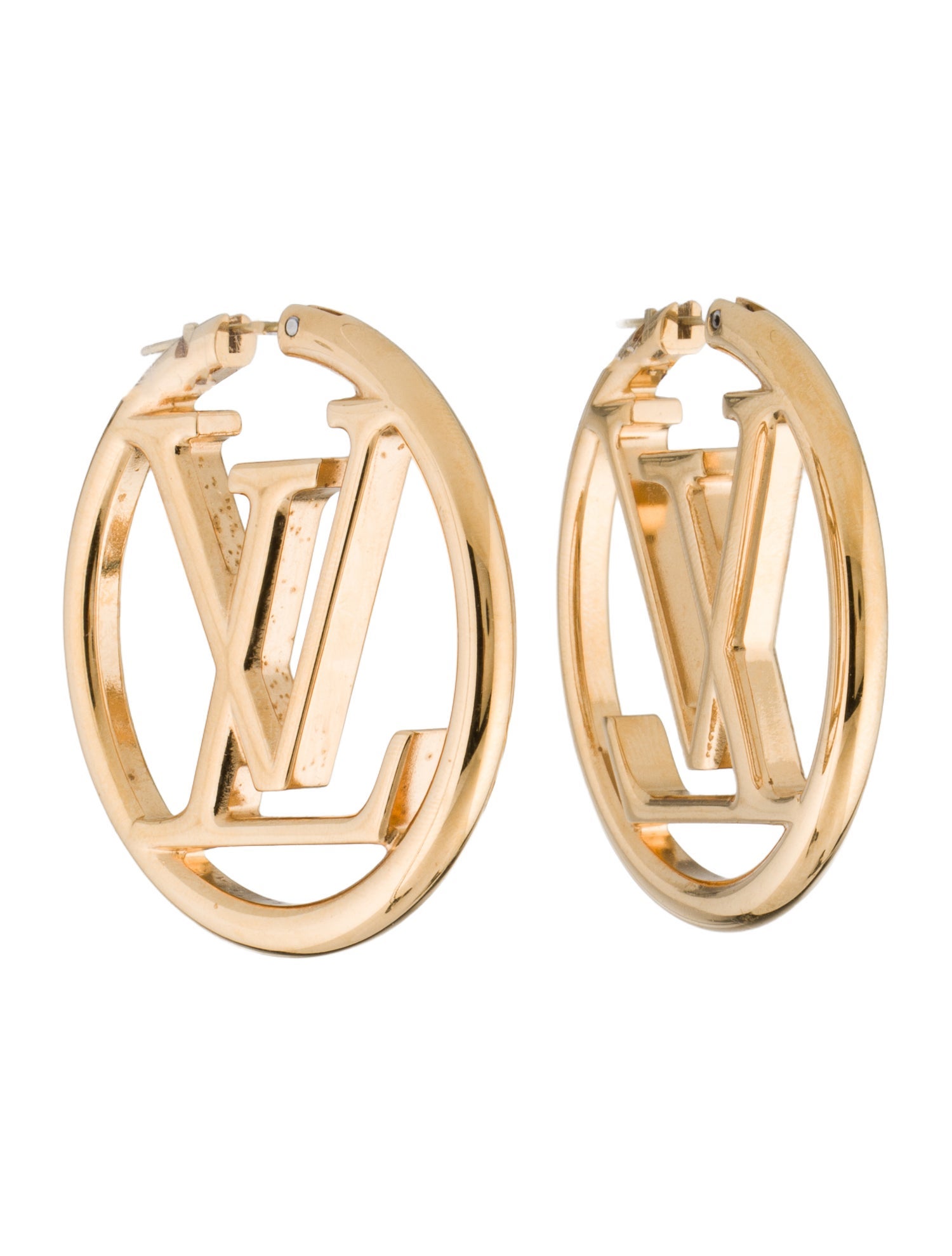 Louis Vuitton Louise Hoop GM Hoop Earrings