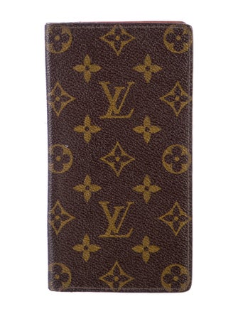 Louis Vuitton 1990 LV Monogram Checkbook Holder