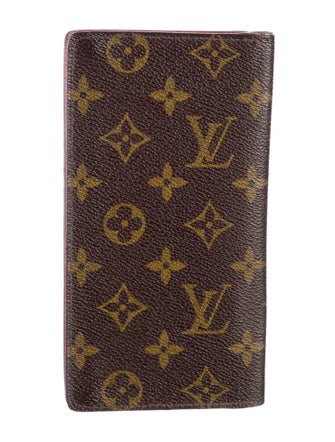 Louis Vuitton 1990 LV Monogram Checkbook Holder