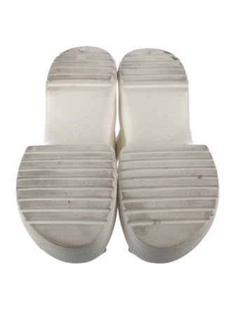 Louis Vuitton LV Monogram Patent Leather T-Strap Sandals