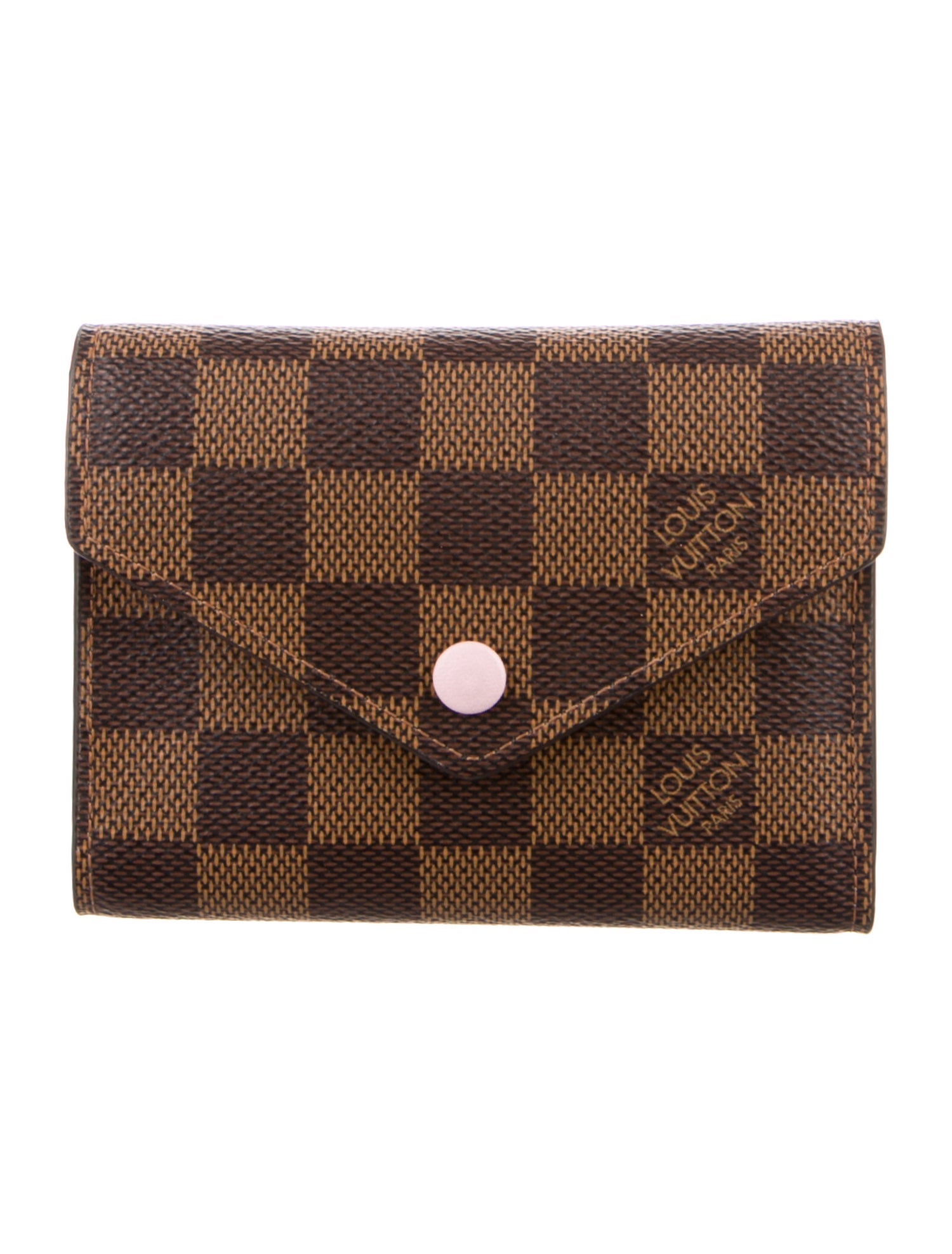 Louis Vuitton Damier Ebene Pattern Victorine Wallet