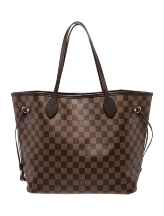 Louis Vuitton Damier Ebene Neverfull w/Pouch MM