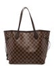 Louis Vuitton Damier Ebene Neverfull w/Pouch MM