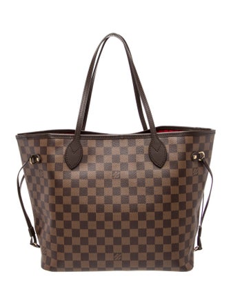 Louis Vuitton Damier Ebene Neverfull w/Pouch MM