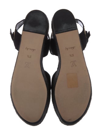 Louis Vuitton Suede Slingback Sandals