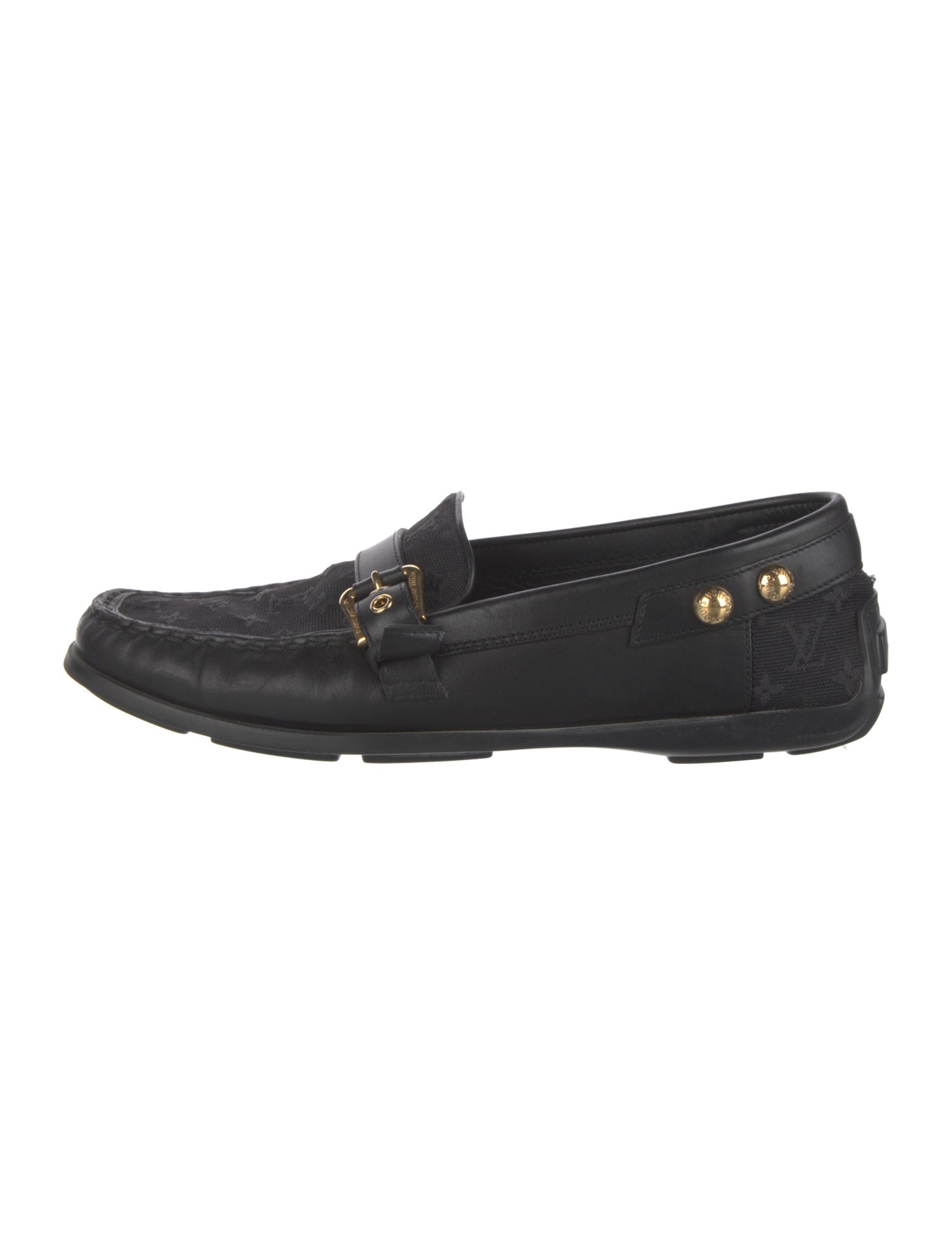 Louis Vuitton LV Monogram Leather Loafers