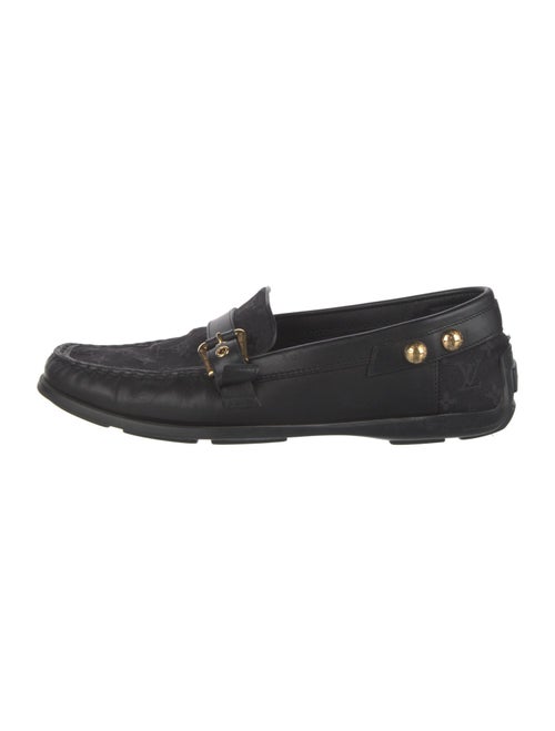 Louis Vuitton LV Monogram Leather Loafers