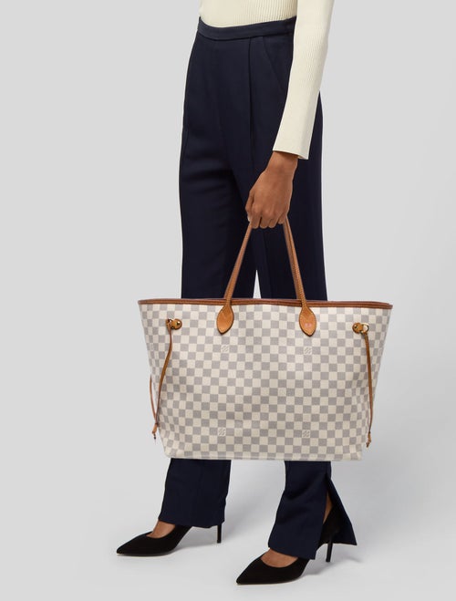 Louis Vuitton Damier Azur Neverfull w/Pouch GM