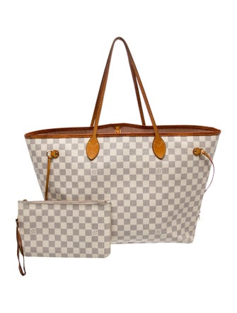 Louis Vuitton Damier Azur Neverfull w/Pouch GM