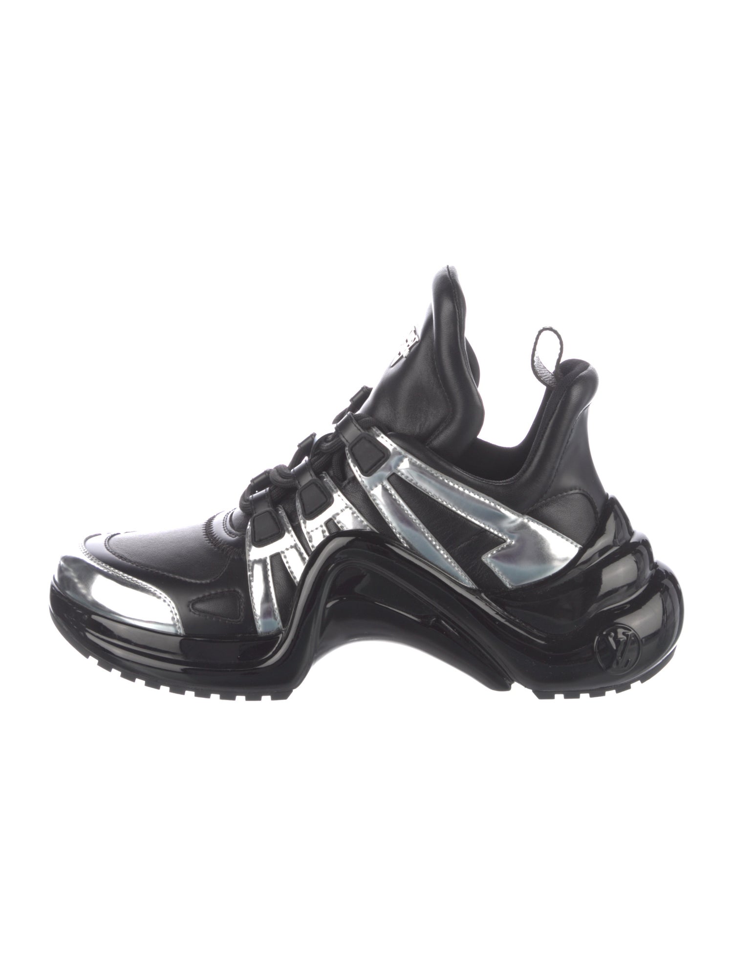 Louis Vuitton Leather Chunky Sneakers