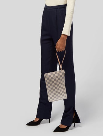 Louis Vuitton Damier Azur Neverfull Pouch