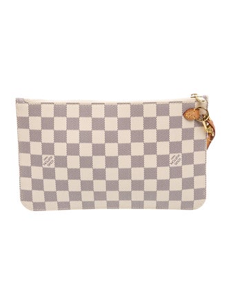 Louis Vuitton Damier Azur Neverfull Pouch